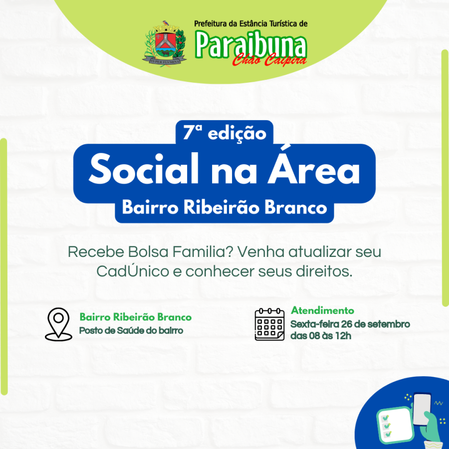 7ª edição do “Social na Área” acontece no bairro Ribeirão Branco