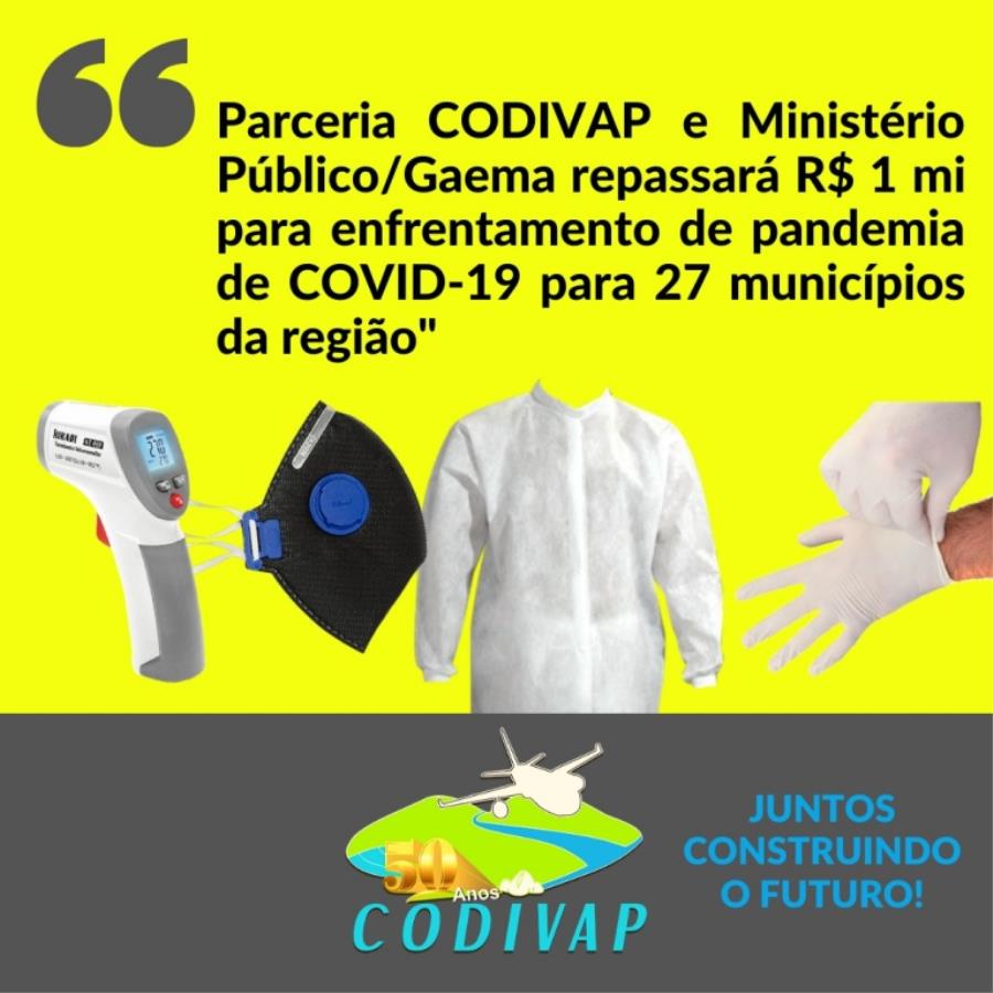 CODIVAP recebe materiais de saúde no combate à Covid-19 e distribui a municípios da região, incluindo Paraibuna