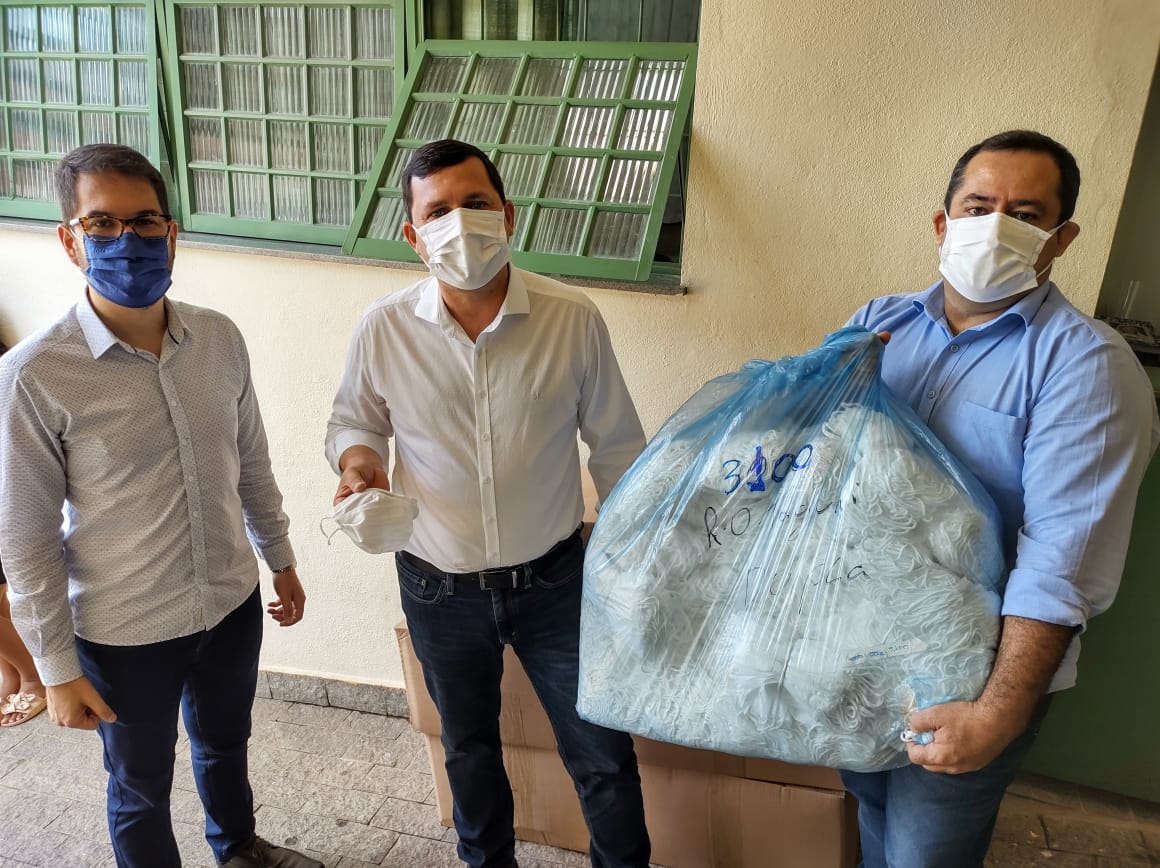 Paraibuna é beneficiada com a doação de 10.300 máscaras de proteção facial de instituições de Jacareí