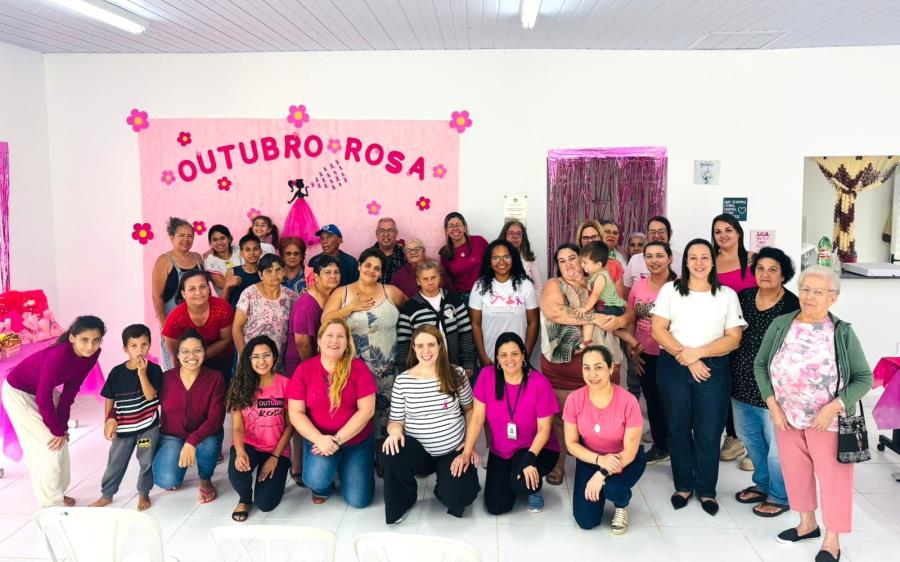 Ação na Vila Amélia conscientizou população sobre os cuidados com o câncer de mama e do colo do útero