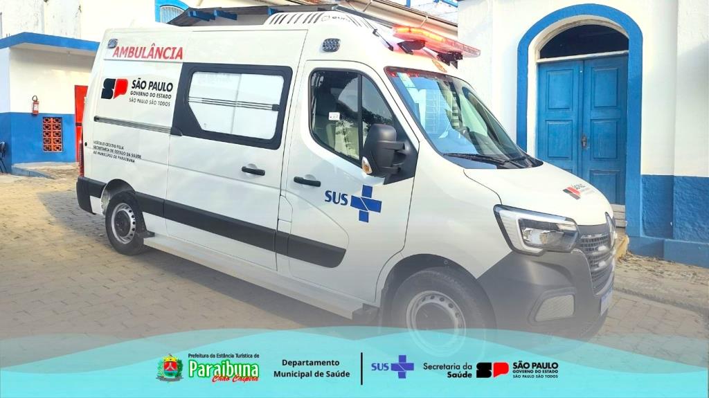 Paraibuna conquista nova ambulância para reforçar atendimento à saúde