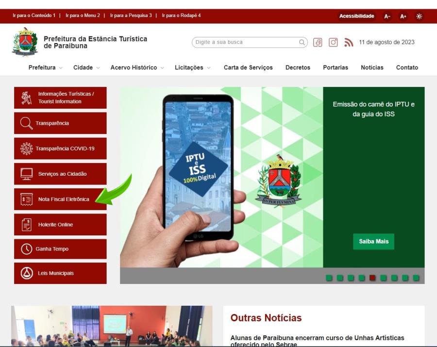 Prefeitura lança novo sistema para emissão de NF-e e de Serviços ao Cidadão, como o IPTU, ISS e outros tributos