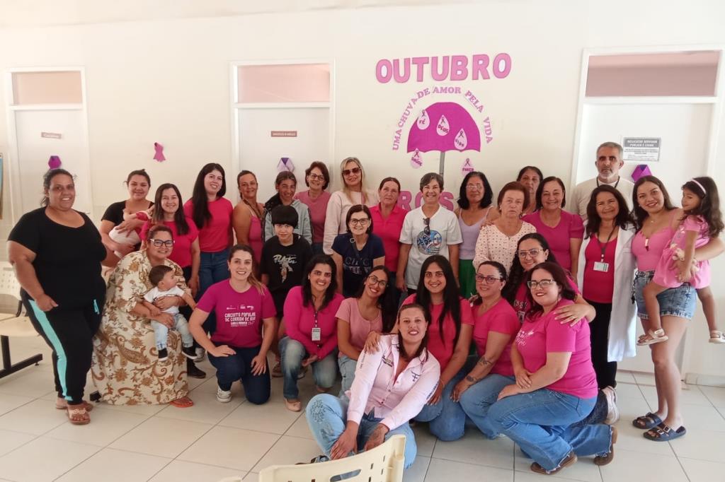 Equipe da ESF Espirito Santo realiza ação do Outubro Rosa com atividades de prevenção e conscientização