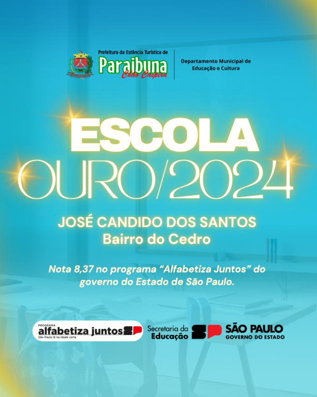 Escola José Cândido dos Santos do bairro do Cedro recebe Prêmio de Excelência Educacional