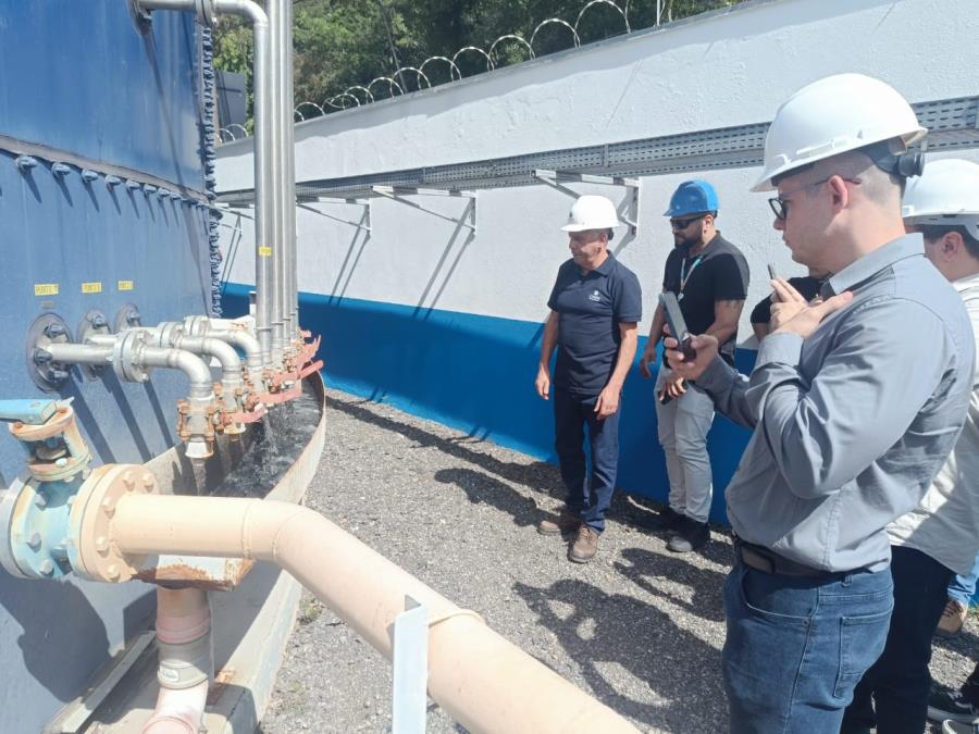 Caepa recebe visita técnica da Sabesp e Bioproj para conhecer tecnologia de reuso de água em Paraibuna