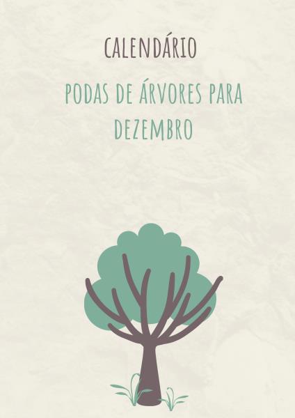 Calendário de podas de árvores para dezembro