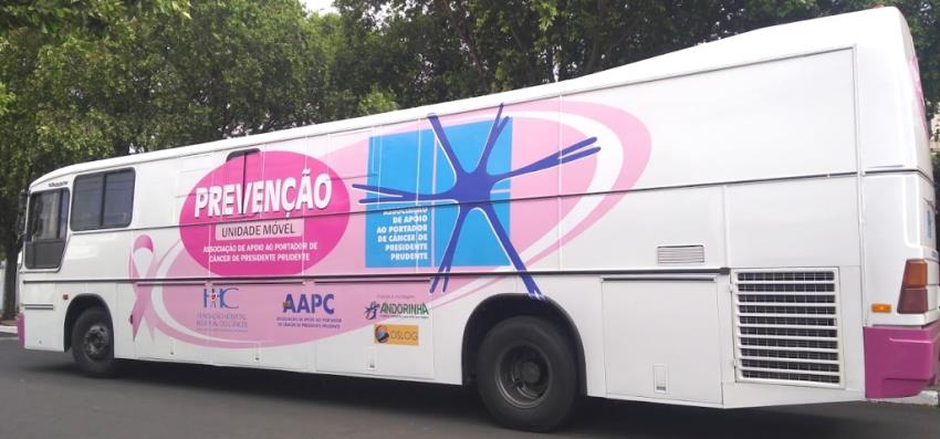 Iepê recebe ônibus para o exame de Papanicolau