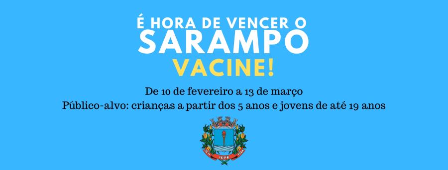 Iepê inicia campanha de vacinação contra o sarampo