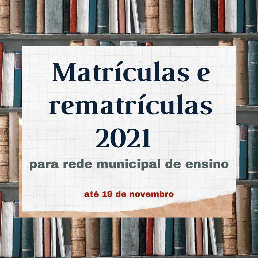Iepê abre matrículas e rematrículas da rede municipal para ano letivo 2021
