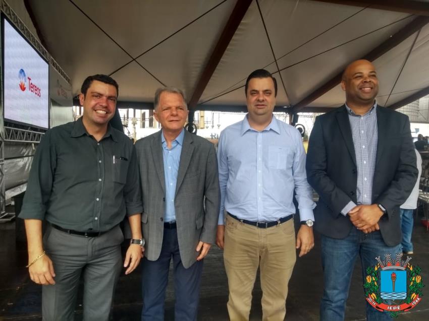 Prefeito de Iepê participa de inauguração de empresa do setor sucroenergético