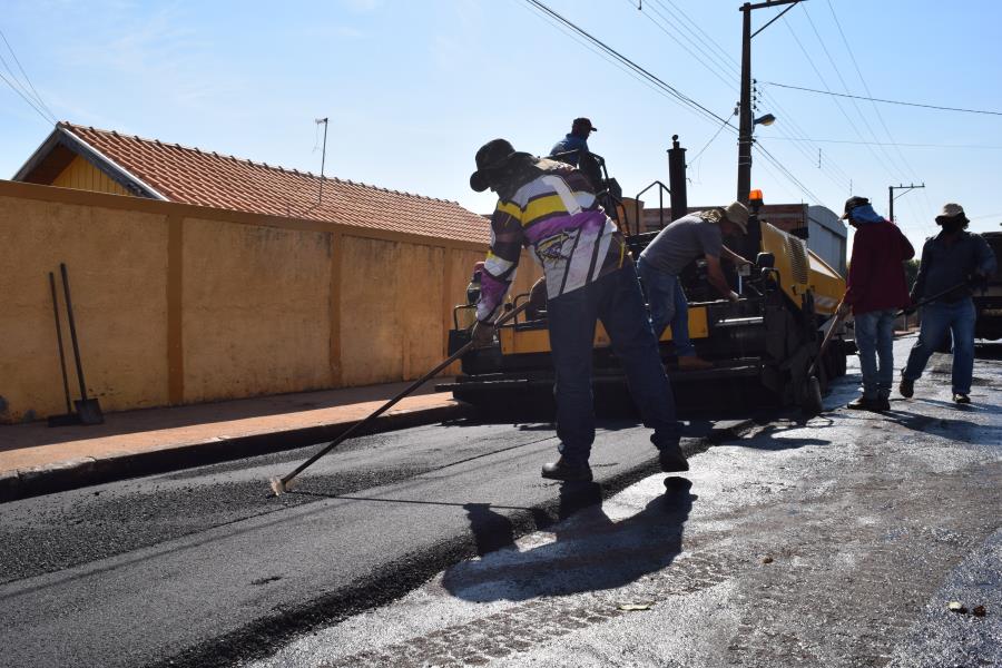 Prefeitura de Iepê realiza recapeamento asfáltico