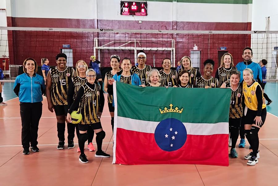 Pinda é destaque na Superliga da Melhor Idade de Vôlei Adaptado