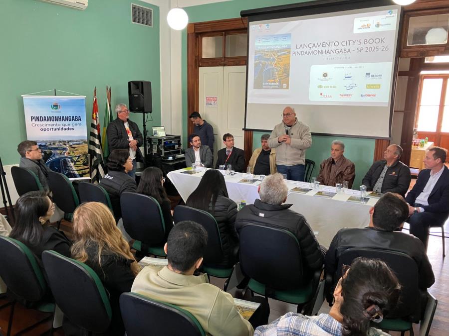 Pinda lança revista City’s Book direcionada a setor empresarial e ao desenvolvimento econômico