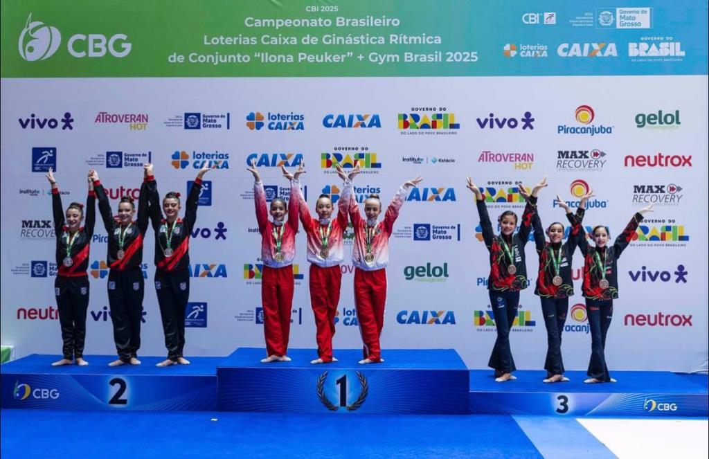 Ginastas de Pindamonhangaba brilham no Campeonato Brasileiro Ilona Peuker e conquistam título nacional