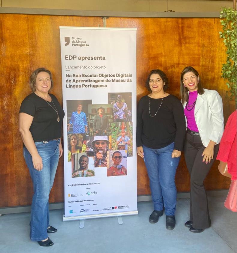 03/07 - Educação de Pinda participa de lançamento de projeto do Museu da Língua Portuguesa e Instituto EDP