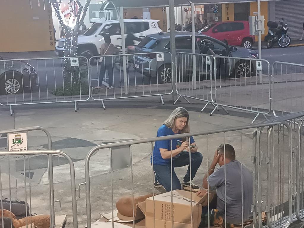 No período de Natal, Pinda intensifica abordagem para erradicar trabalho infantil e orientar pessoas em situação de rua