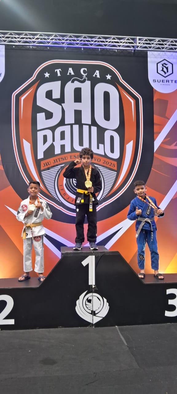 Atletas de Pinda conquistam Ouro na Taça Internacional São Paulo de Jiu-Jitsu