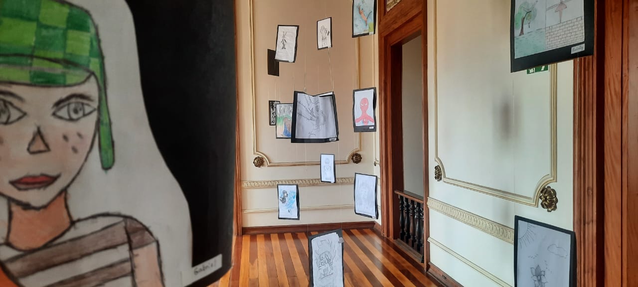 "Minha Obra no Museu": Exposição de desenhos de alunos da EE Deputado Claro César