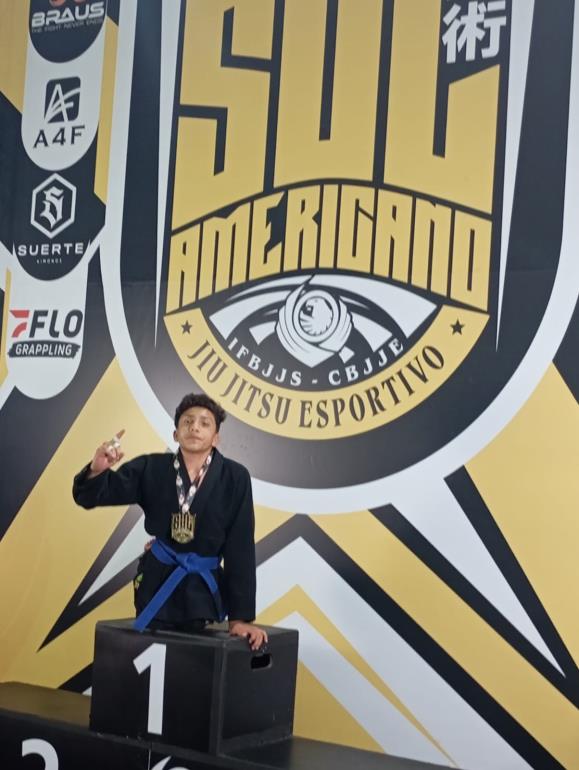 Paratleta de Pinda conquista bicampeonato sul-americano de jiu-jitsu