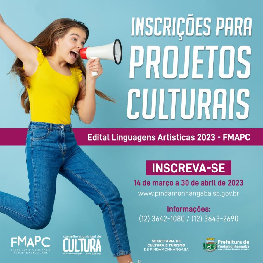 Projetos Culturais 2023 - Linguagens Artísticas