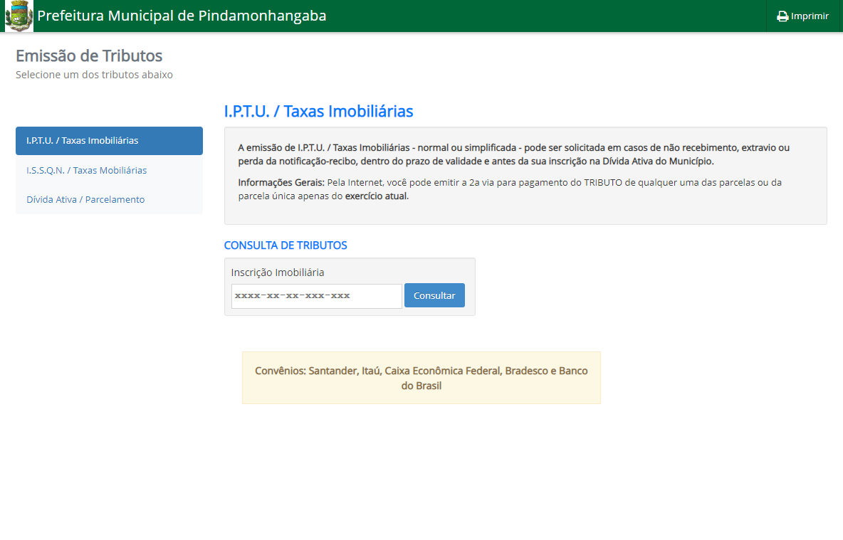 08/03 - IPTU de Pinda terá desconto de 10% à vista; tributo vence dia 15 e está disponível no site da Prefeitura
