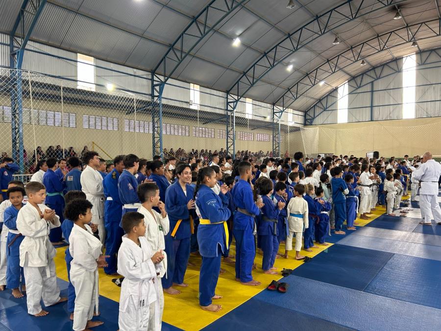 Intercâmbio de Judô reúne 400 atletas no Ginásio de Esportes do Tabaú
