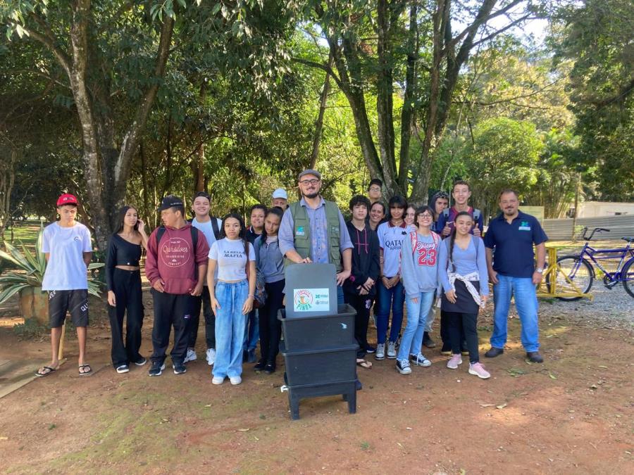 Secretaria de meio Ambiente promove treinamento para alunos do ensino médio