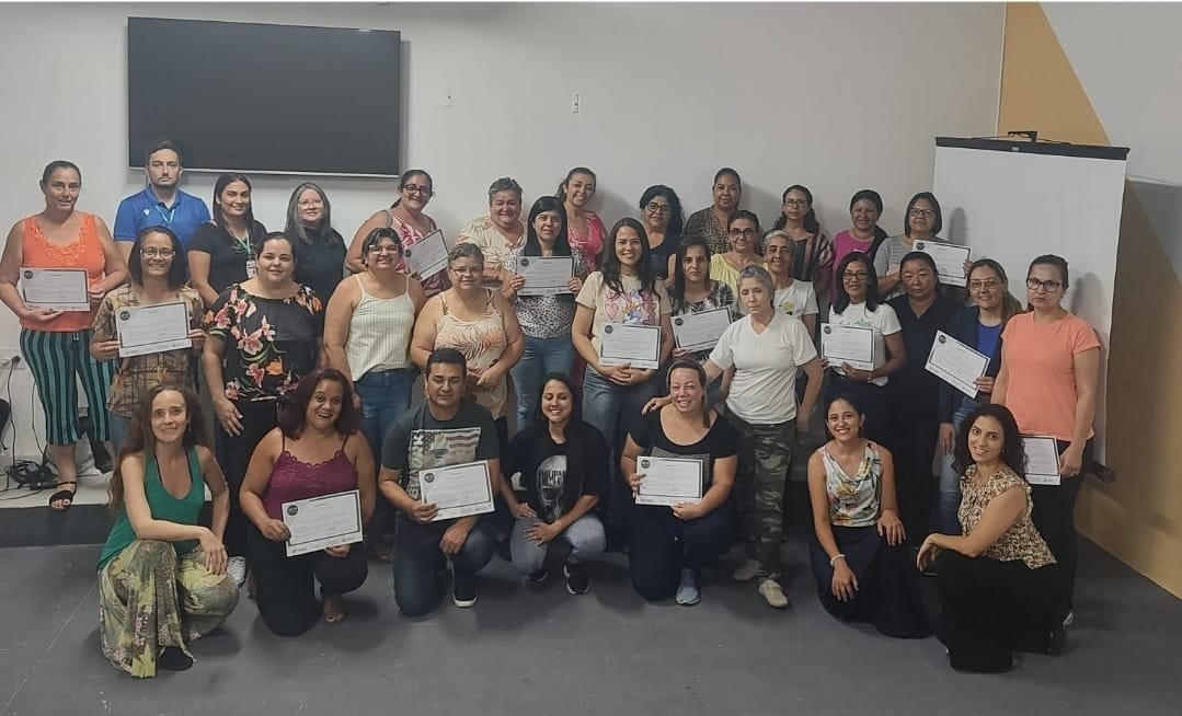 08/11 - Equipe Mov.Cicla realiza o encerramento do Circuito de Oficinas Saúde e Meio Ambiente com Agentes Comunitários de Saúde em Pindamonhangaba