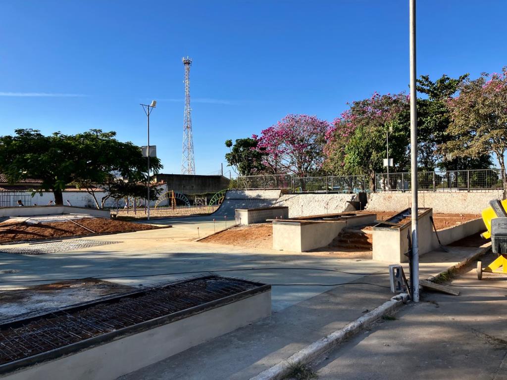 Obras de reforma da pista de skate do Zito estão avançadas