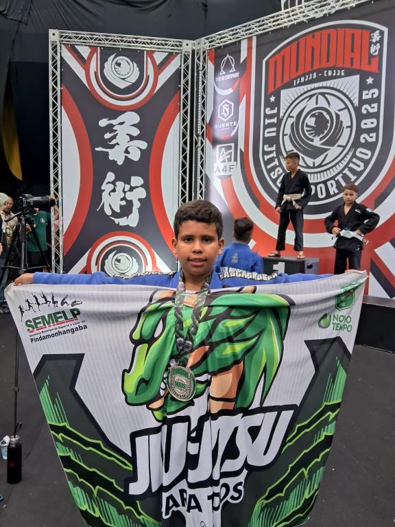 Jovem atleta conquista vice-campeonato mundial de Jiu-Jitsu e encerra temporada de grandes resultados