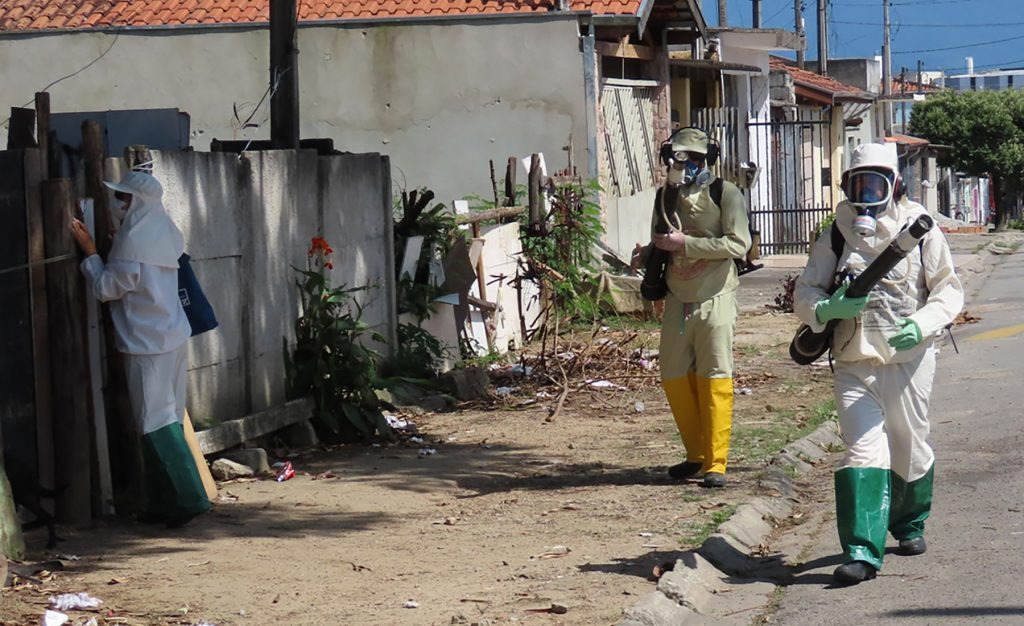 Pinda realiza ações de combate à dengue em diversos bairros