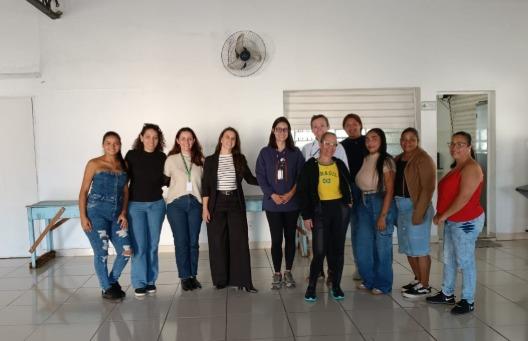 Secretaria de Assistência Social realiza visitas de acompanhamento aos cursos dos bolsistas do PEAD em Pinda