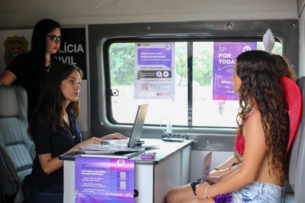 Pinda recebe ônibus com serviços de orientação e proteção às mulheres