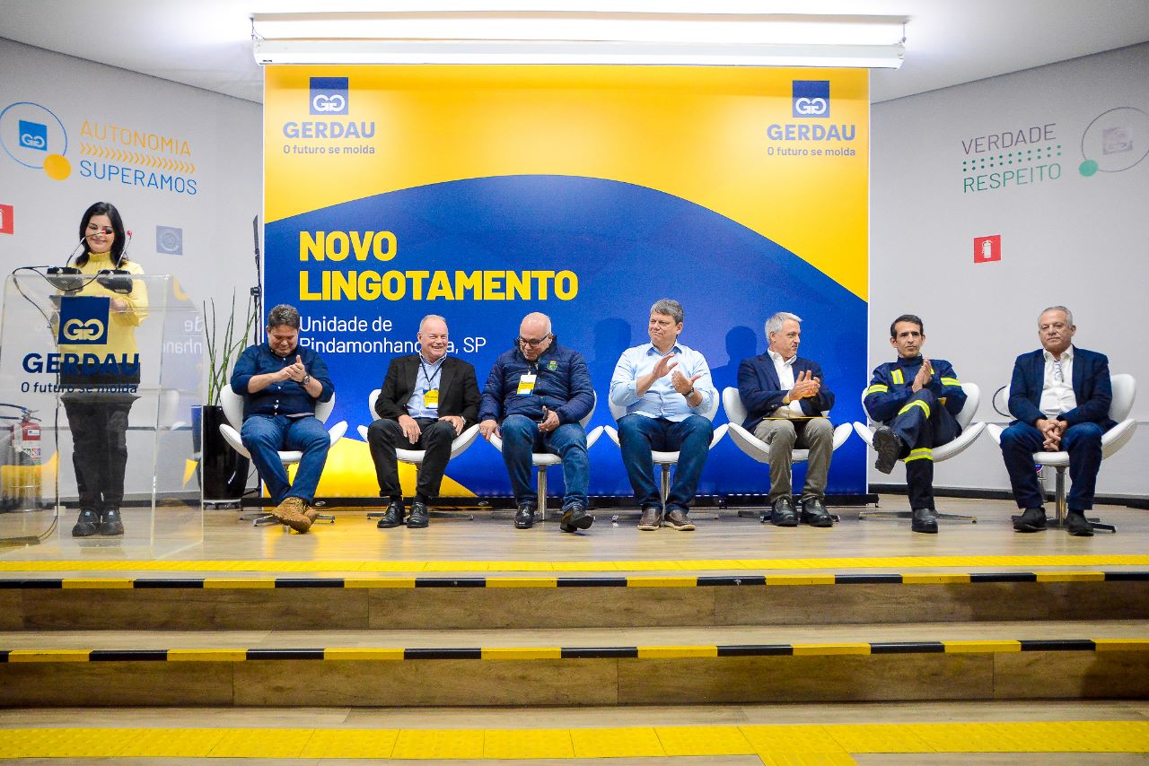13/06 - Gerdau investe R$ 700 milhões e inaugura modernização de unidade de aços especiais em Pindamonhangaba