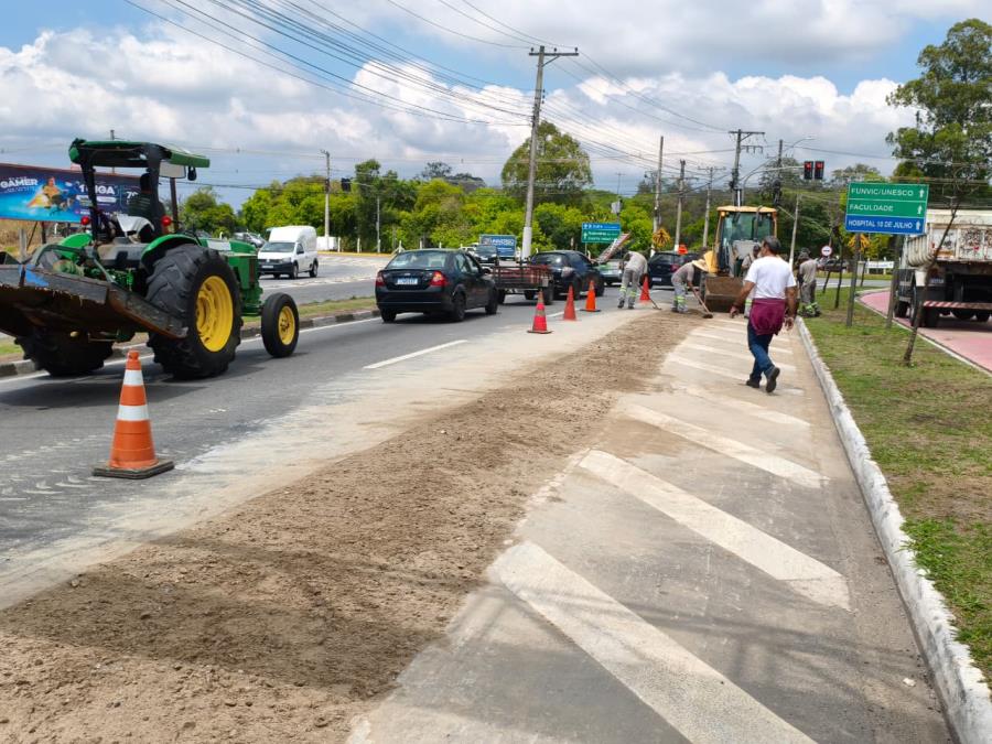 Devido à obra, motoristas devem evitar anel viário entre Castolira e rotatória do Tenda