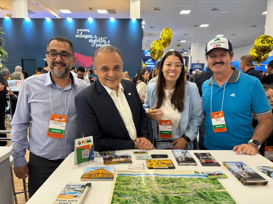 Pindamonhangaba marca presença na 47ª ABAV Travel São Paulo e fortalece turismo regional
