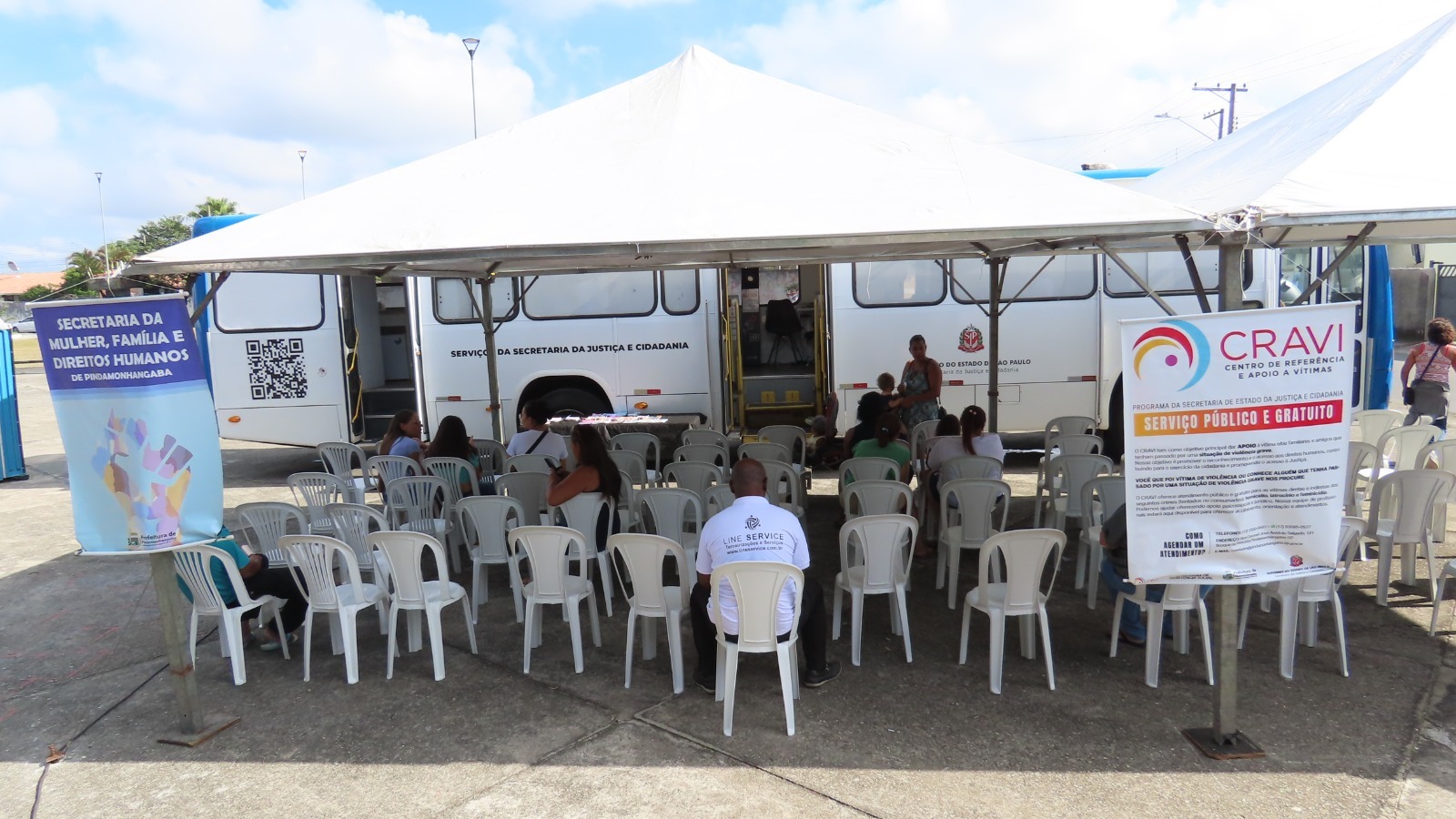 Programa Cidadania Itinerante atende 290 pessoas em Pinda