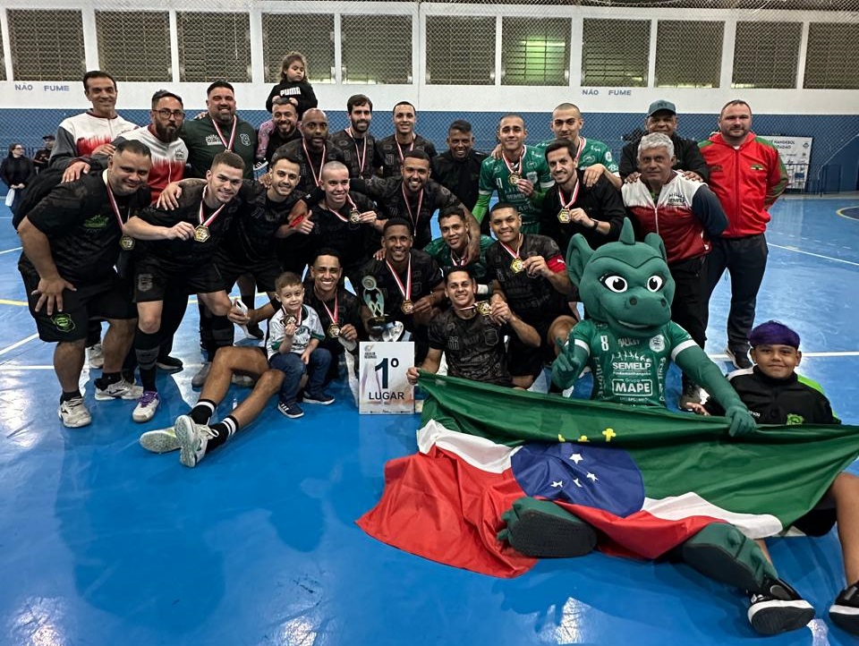 Pinda conquista tricampeonato nos Jogos Regionais com vitória no futsal masculino adulto