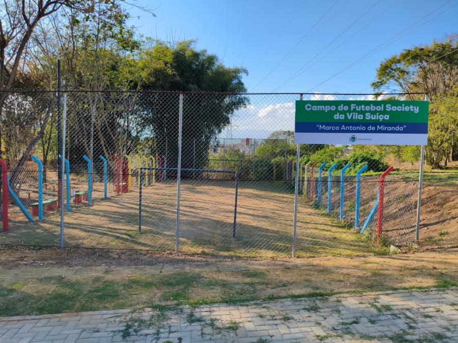 Moradores do Vila Suíça vão ganhar campo de futebol society