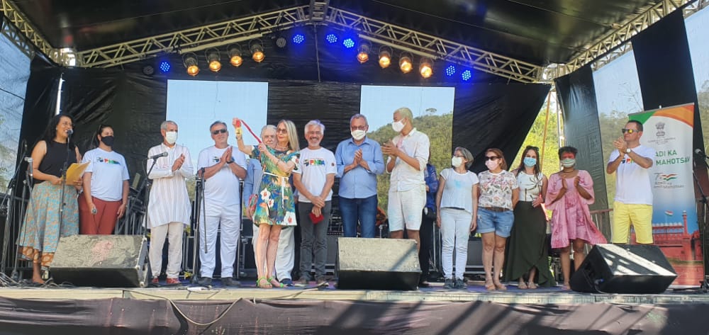 Festival das Cores foi sucesso na Fazenda Nova Gokula em