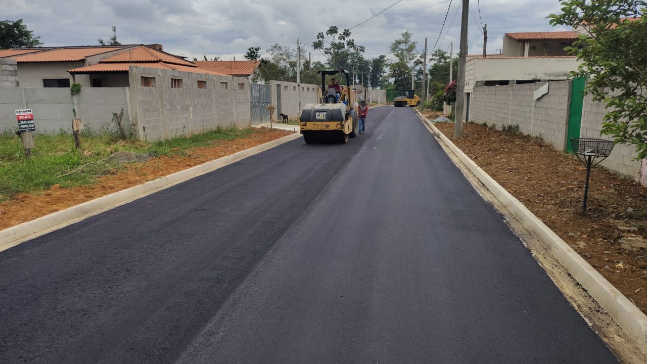 Obras de pavimentação asfáltica são finalizadas no Shangri-lá