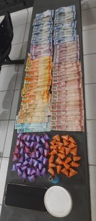 Polícia Militar prende suspeito por tráfico de drogas no bairro Feital, em Pinda