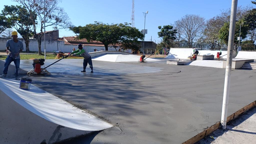 Reforma da pista de skate do Centro Esportivo Zito entra na reta final