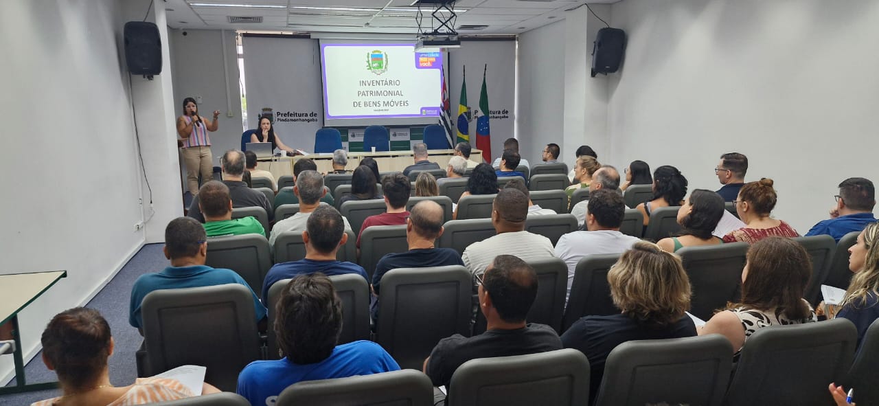 Prefeitura promove treinamento para conferência de patrimônio