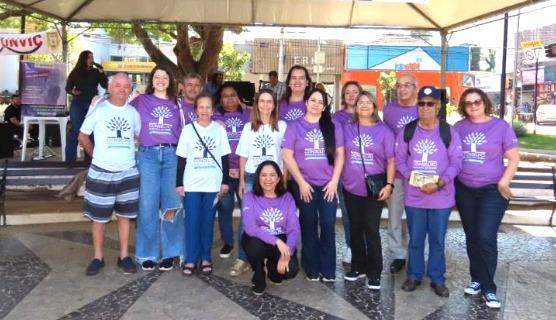 Caminhada Junho Violeta reforça combate à violência contra a pessoa idosa em Pinda