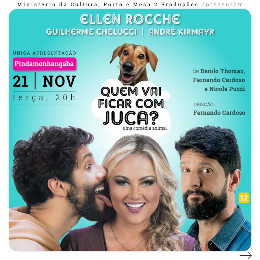 18/11 - Teatro Galpão recebe peça “Quem vai ficar com Juca?”