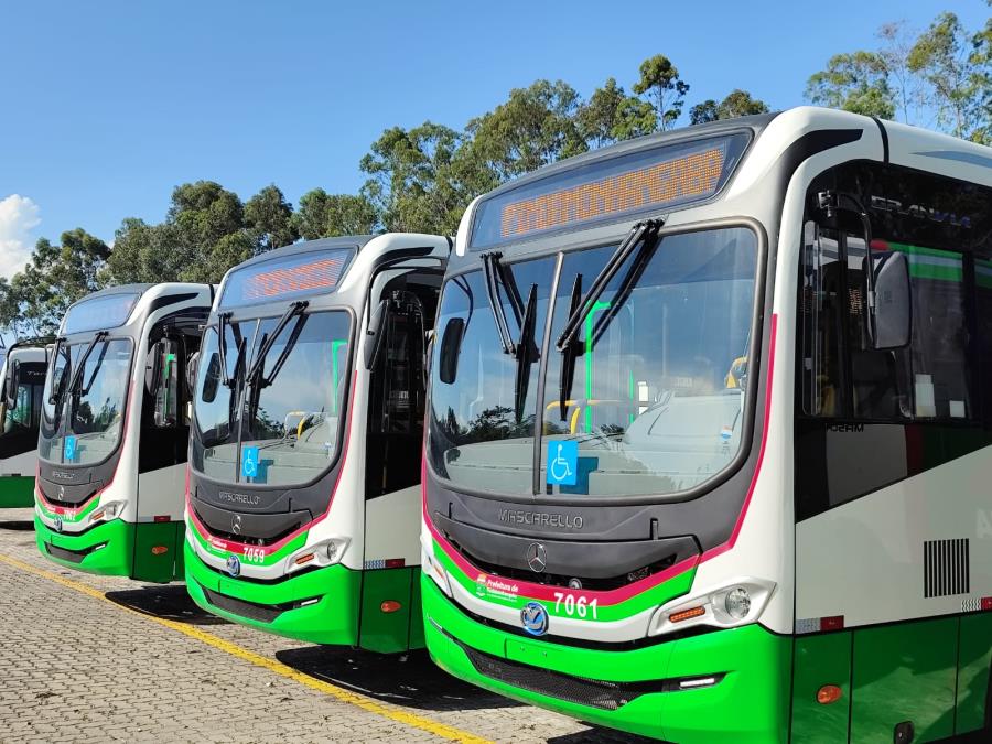 Pinda apresenta novos ônibus do transporte público na terça-feira