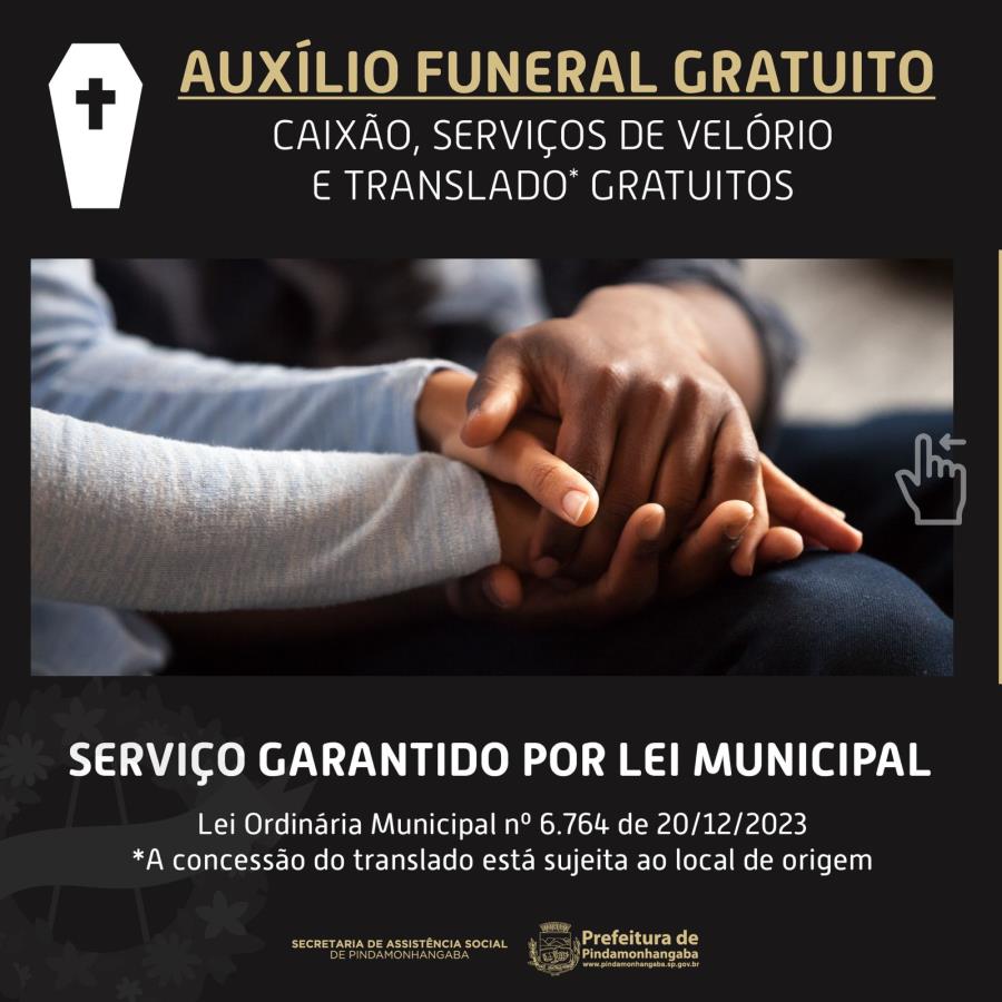 Pinda oferece auxílio funeral para munícipes em situação de vulnerabilidade
