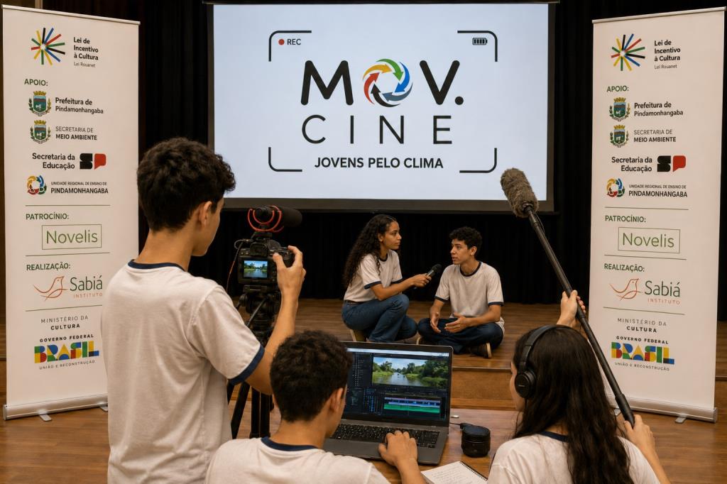 Projeto no Vale do Paraíba usa cinema para engajar jovens em causas ambientais