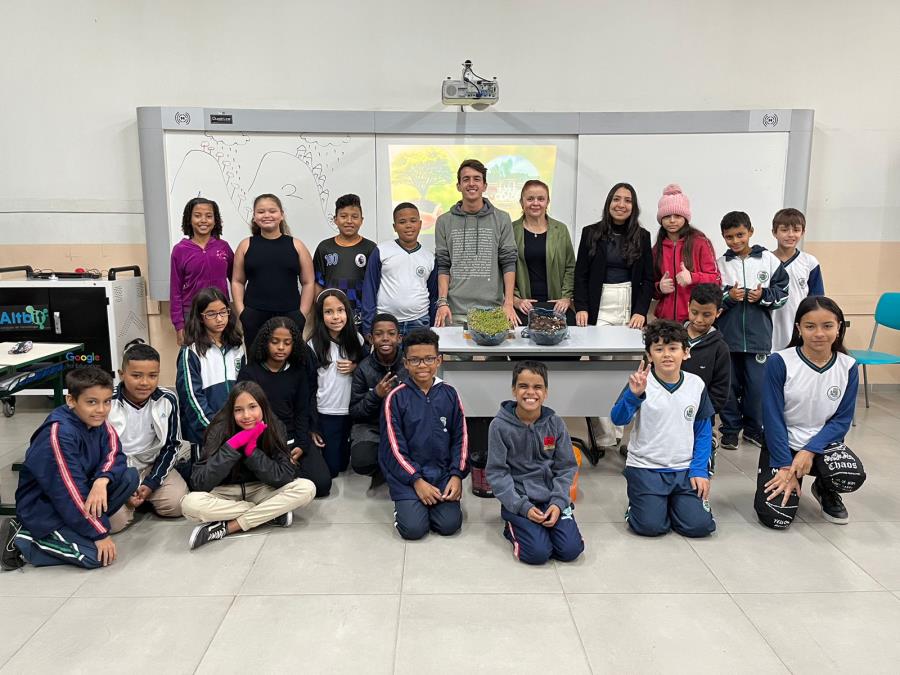 20/07 - Secretaria de Educação e OAB Pinda realizam projeto de educação ambiental em escola